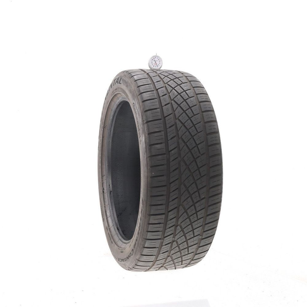 Set of (2) Used 255/45ZR19 Continental ExtremeContact DWS06 Plus 104W - 6-7/32 - Image 1