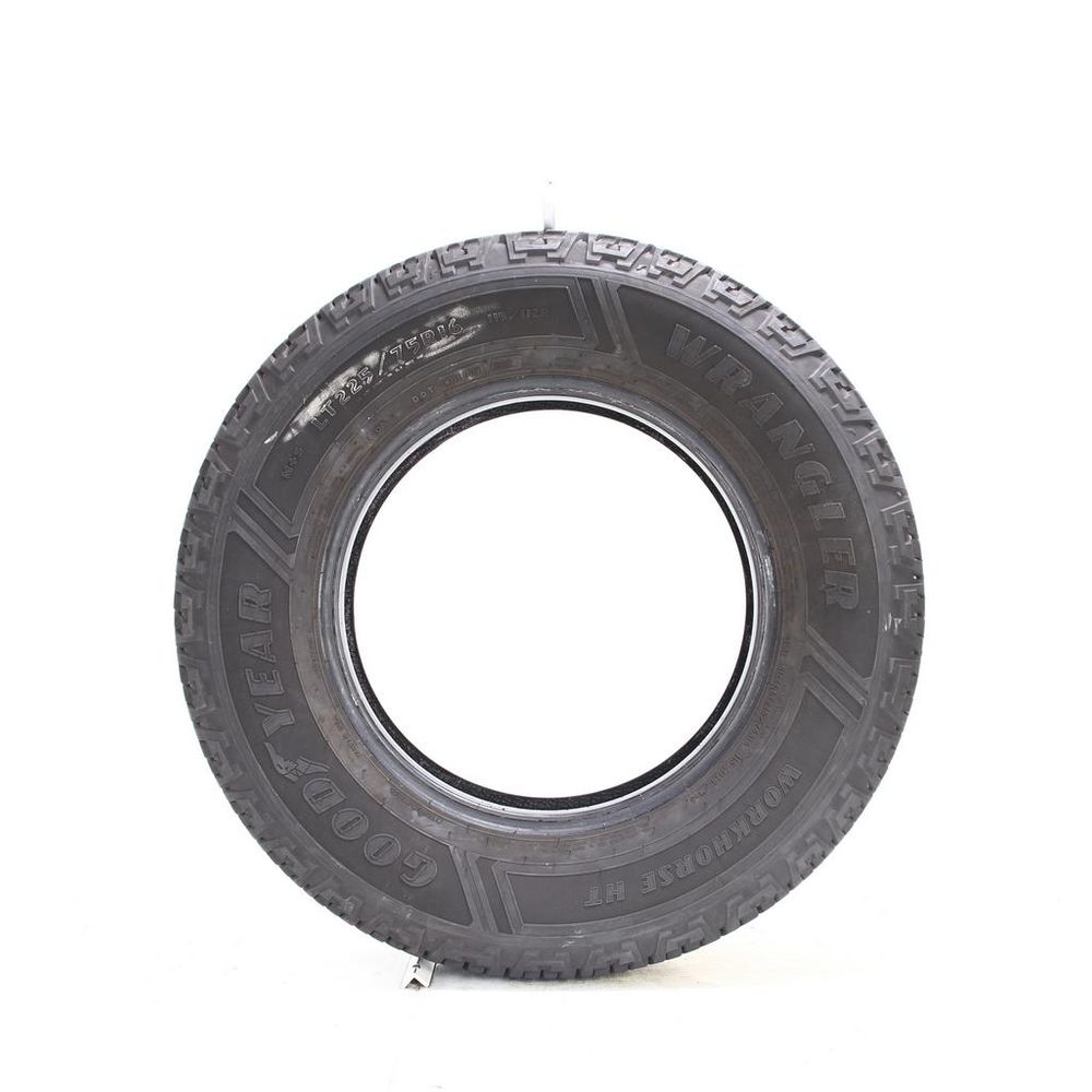 Set of (2) Used LT 225/75R16 Goodyear Wrangler Workhorse HT 115/112R E - 9.5-11/32 - Image 6