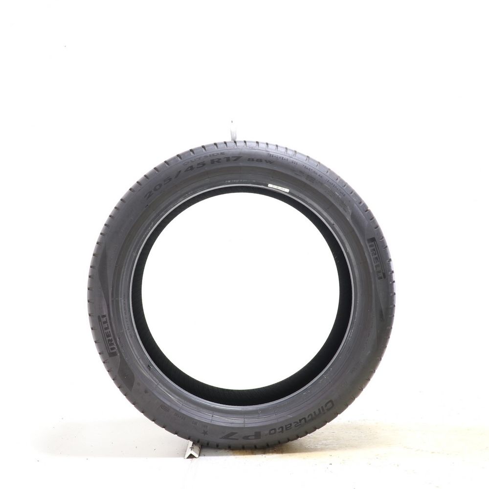 Set of (2) Used 205/45R17 Pirelli Cinturato P7 88W - 7.5-8/32 - Image 3