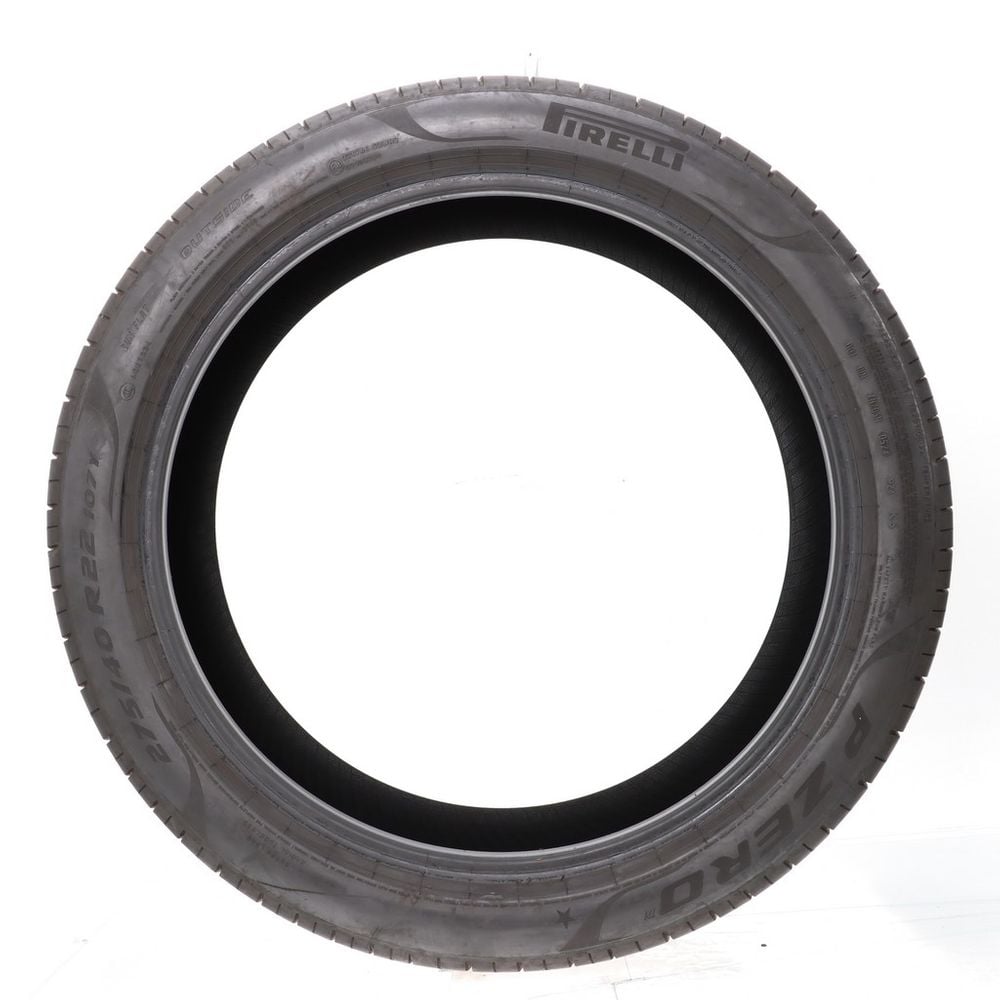 Set of (4) Used 275/40R22 Pirelli P Zero PZ4 Run Flat 107Y - 7.5-8/32 - Image 6