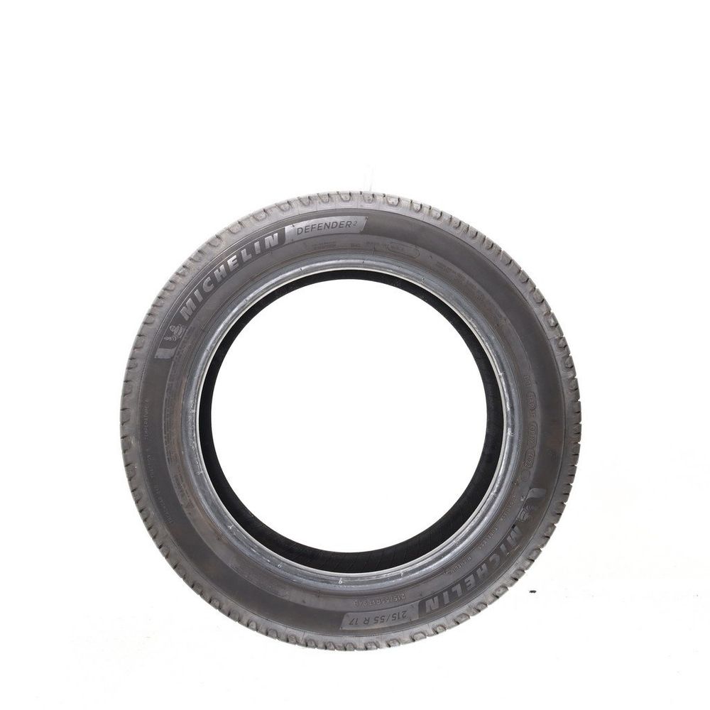 Set of (2) Used 215/55R17 Michelin Defender 2 94H - 7.5-9/32 - Image 6