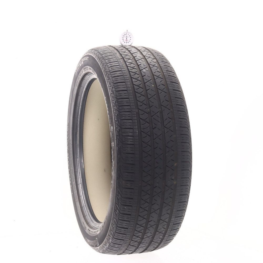 Set of (2) Used 245/50R20 Continental CrossContact LX Sport ContiSilent 102V - 7-8.5/32 - Image 1