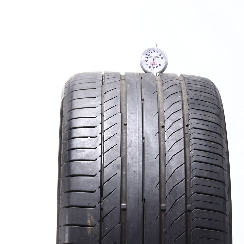 Set of (2) Used 285/40R22 Continental ContiSportContact 5 ContiSeal 110Y - 7.5-8.5/32 - Image 2