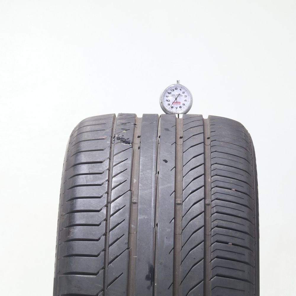 Set of (2) Used 285/40R22 Continental ContiSportContact 5 ContiSeal 110Y - 7.5-8.5/32 - Image 5