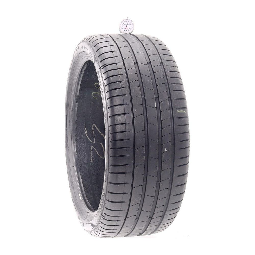 Set of (2) Used 255/35R19 Pirelli P Zero PZ4 Run Flat 96Y - 8-8.5/32 - Image 1
