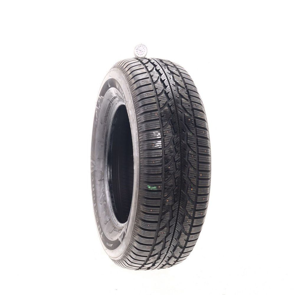 Set of (2) Used 265/65R17 Firestone Winterforce 2 UV Studded 110S - 11-12/32 - Image 1