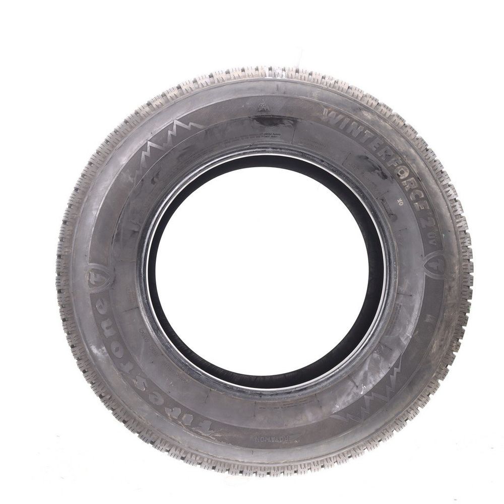 Set of (2) Used 265/65R17 Firestone Winterforce 2 UV Studded 110S - 11-12/32 - Image 3