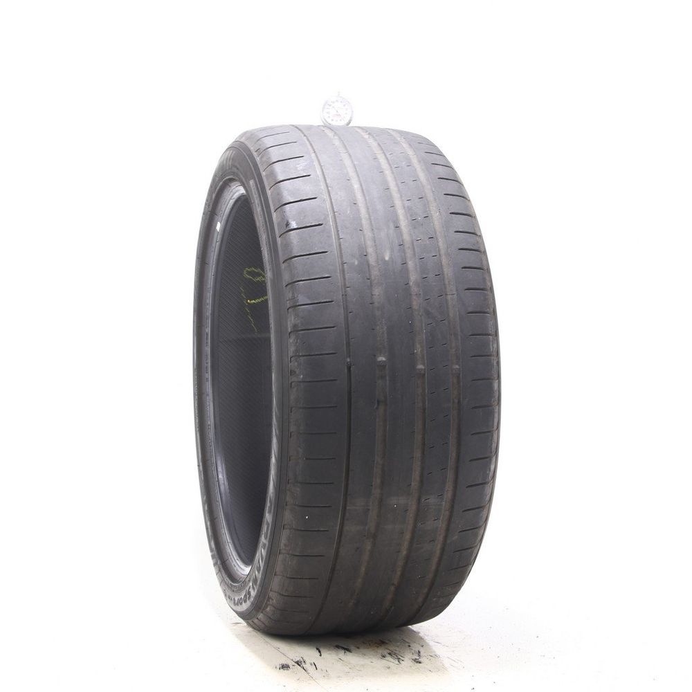Set of (2) Used 285/40ZR22 Yokohama Advan Sport V107 MO1 110Y - 5.5-6/32 - Image 1