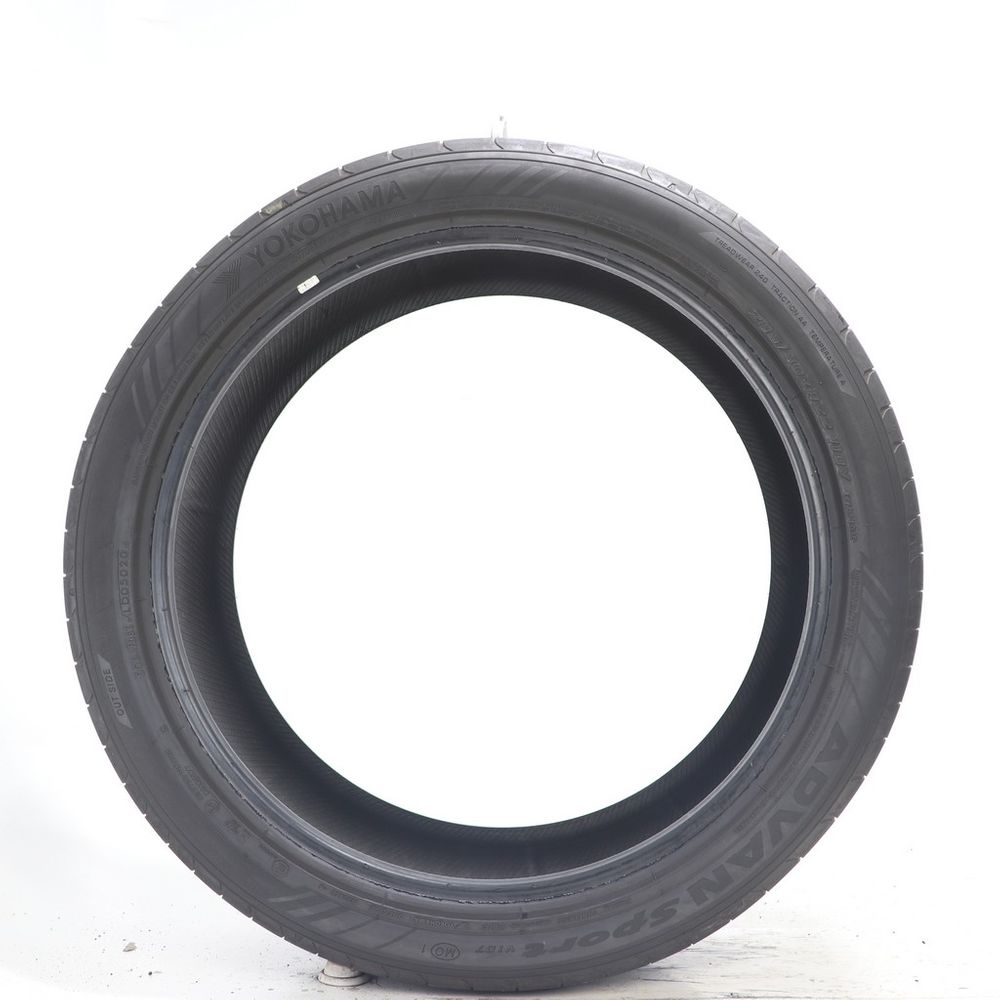 Set of (2) Used 285/40ZR22 Yokohama Advan Sport V107 MO1 110Y - 5.5-6/32 - Image 3