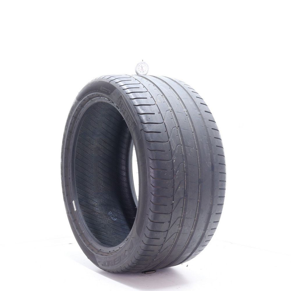 Set of (2) Used 295/35ZR20 Pirelli P Zero 105Y - 6.5/32 - Image 1