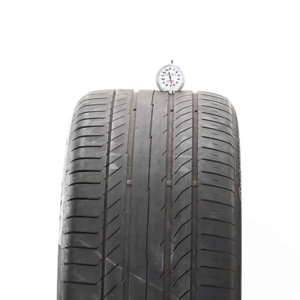 Set of (2) Used 285/40R22 Continental ContiSportContact 5 ContiSeal 110Y - 6.5/32 - Image 2