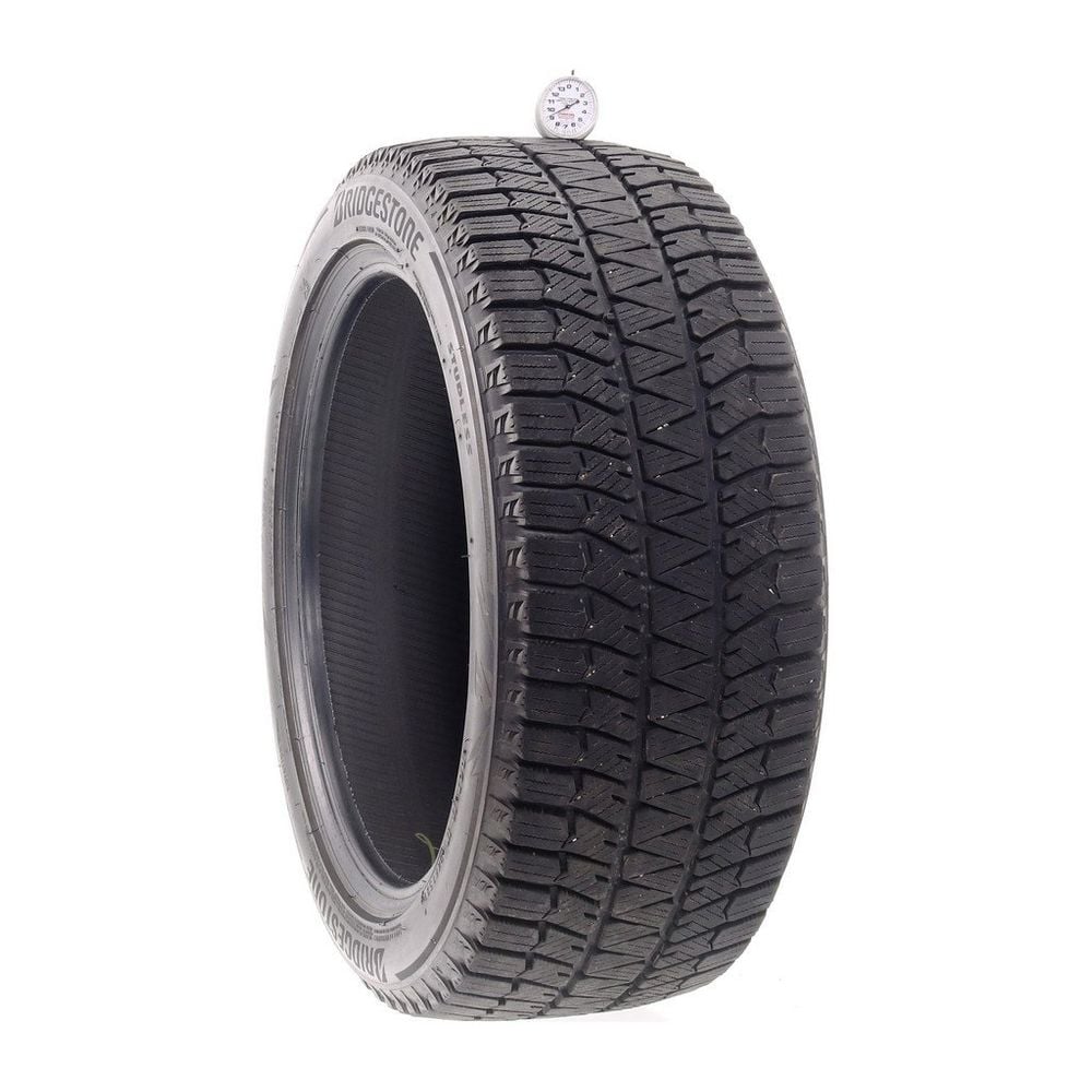 Set of (2) Used 245/45R18 Bridgestone Blizzak WS90 Studless 100H - 9/32 - Image 1