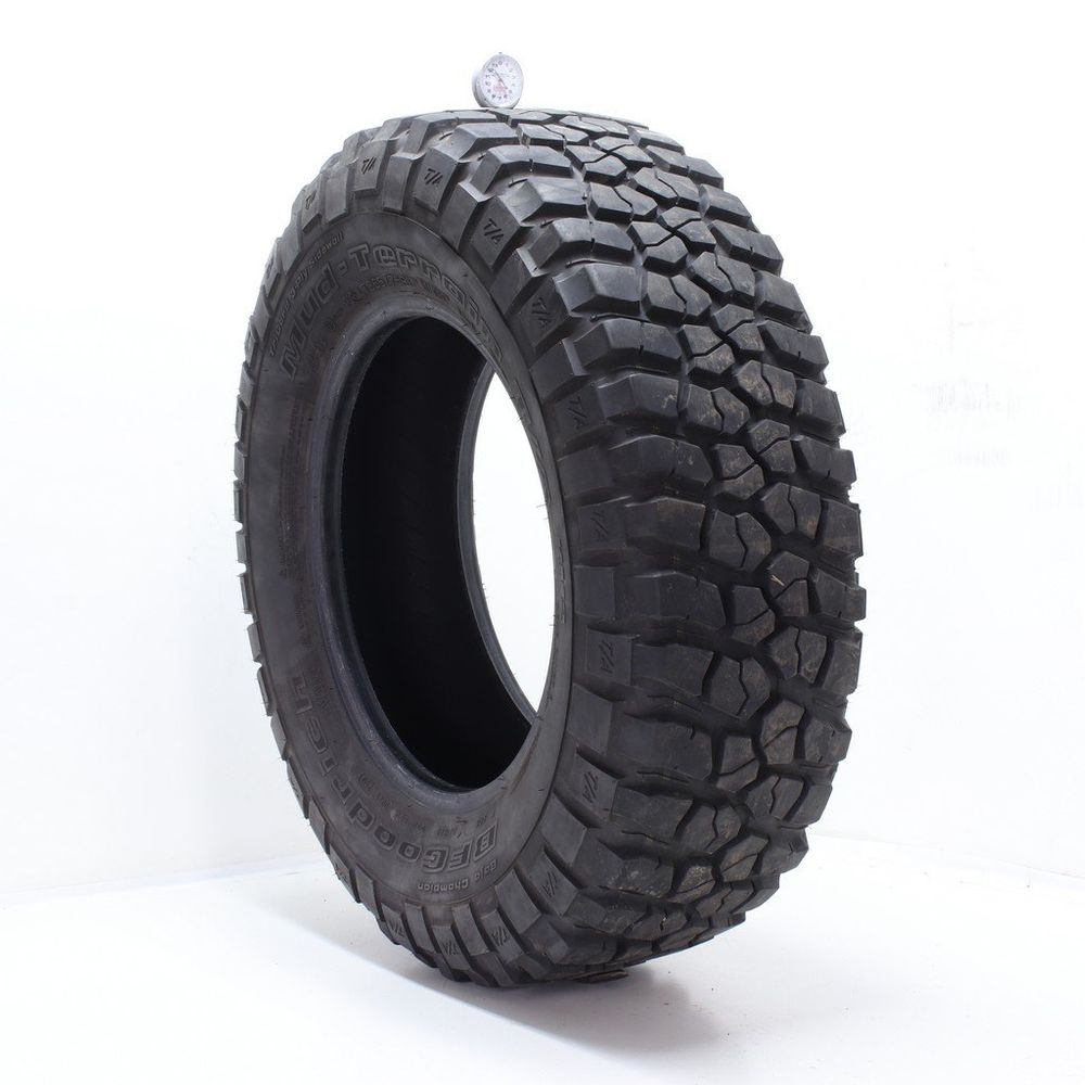 Set of (2) Used LT 255/75R17 BFGoodrich Mud-Terrain T/A KM2 111/108Q C - 12-13/32 - Image 1