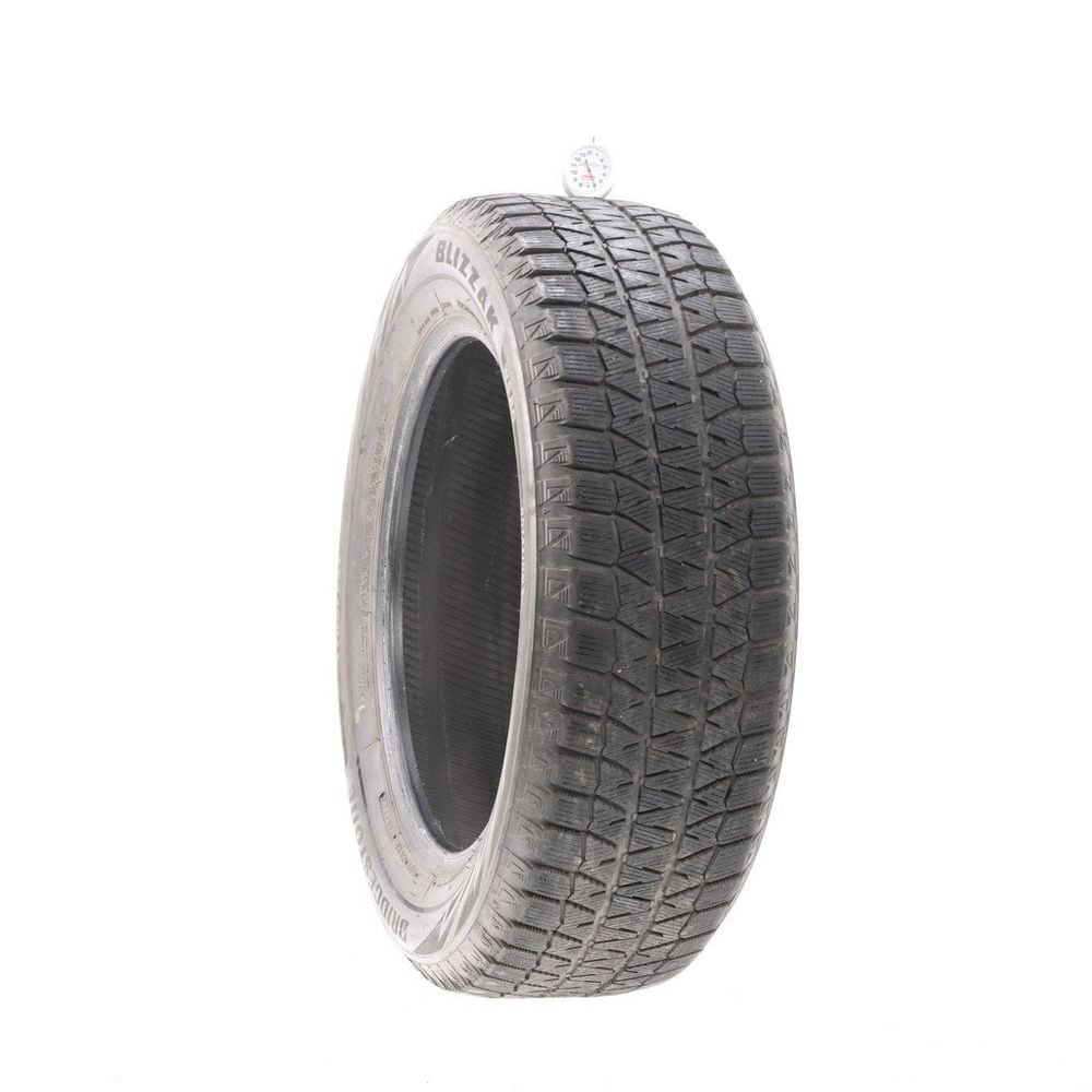 Set of (2) Used 225/60R18 Bridgestone Blizzak WS80 100H - 6-7.5/32 - Image 1