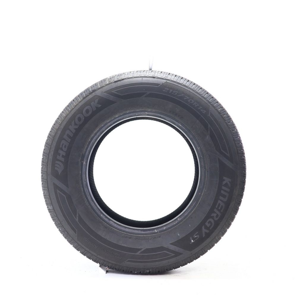 Set of (2) Used 215/70R14 Hankook Kinergy ST 96T - 7.5-8/32 - Image 3
