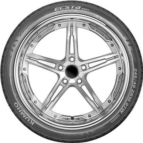 Set of (2) New P 215/55ZR17 Kumho Ecsta PA51 94W - Image 2