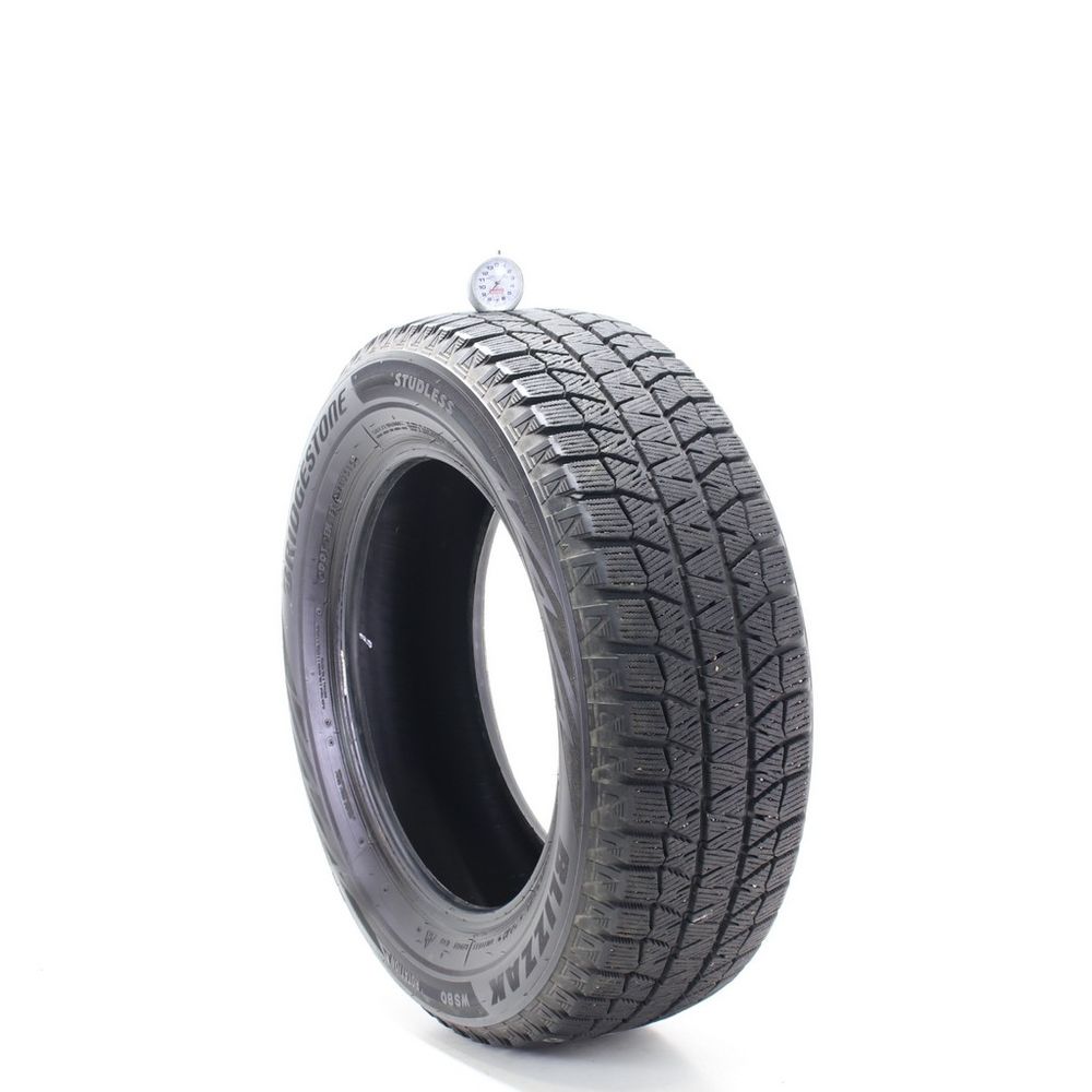 Set of (2) Used 215/60R16 Bridgestone Blizzak WS80 95H - 8-8.5/32 - Image 4
