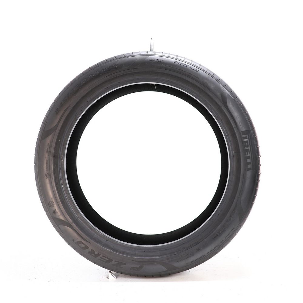 Set of (2) Used 245/45R20 Pirelli P Zero PZ4 Run Flat 103W - 5.5-7/32 - Image 3
