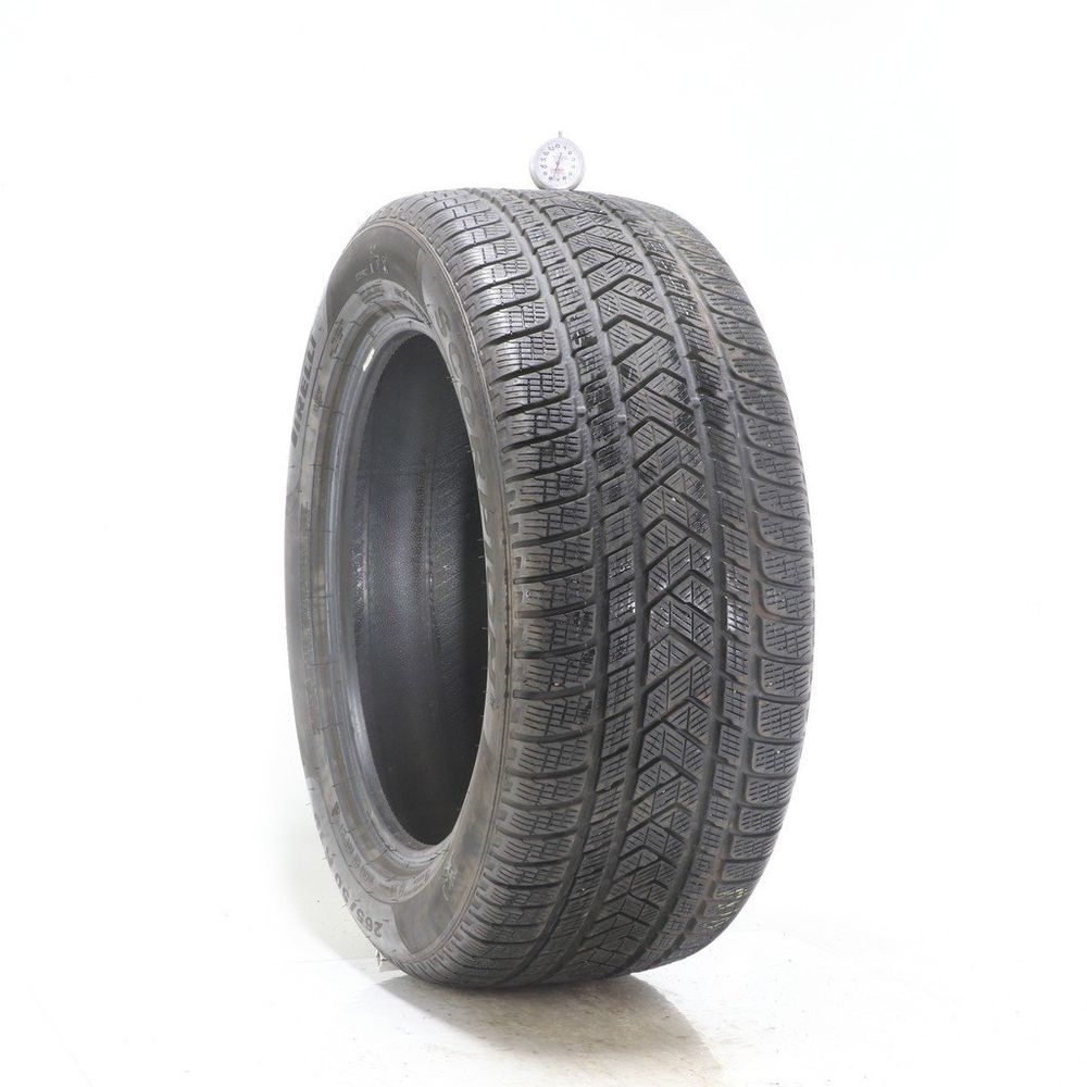 Set of (2) Used 265/50R19 Pirelli Scorpion Winter NO 110V - 7.5-8/32 - Image 1