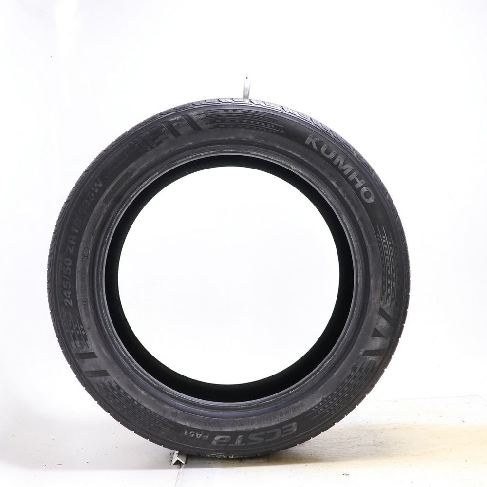 Set of (2) Used 245/50ZR19 Kumho Ecsta PA51 105W - 7-8/32 - Image 3