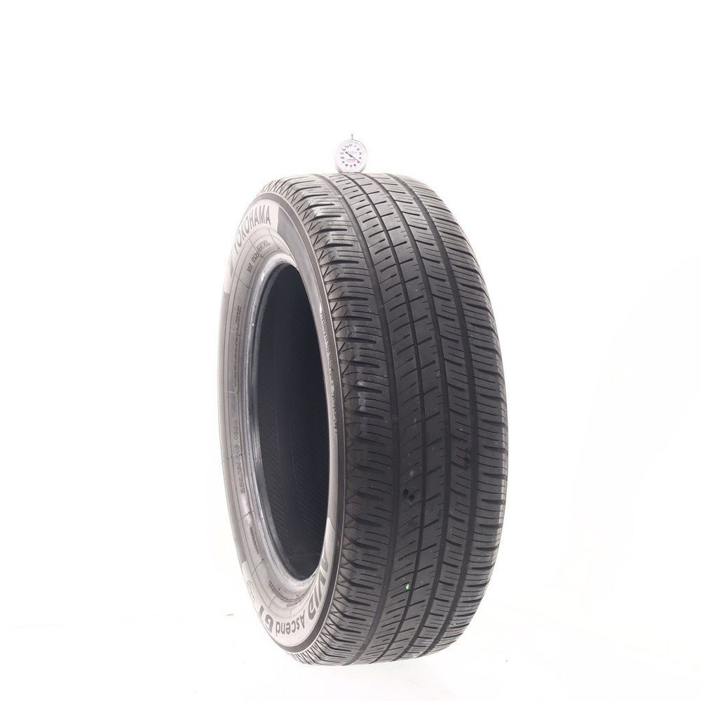 Set of (2) Used 225/60R18 Yokohama Avid Ascend GT 100H - 4.5-5/32 - Image 1