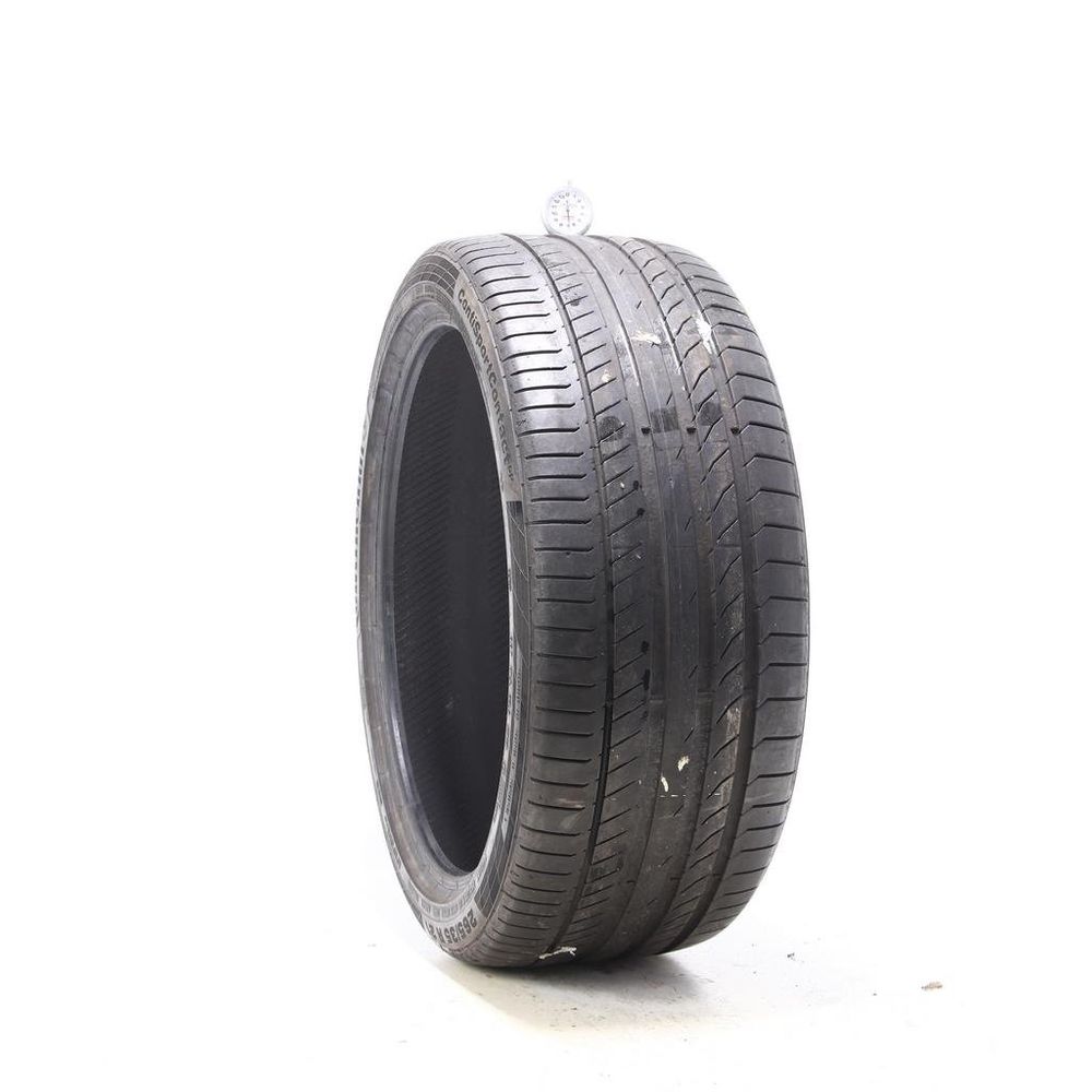Used 265/35R21 Continental ContiSportContact 5P AO 101Y - 6.5/32 - Image 1
