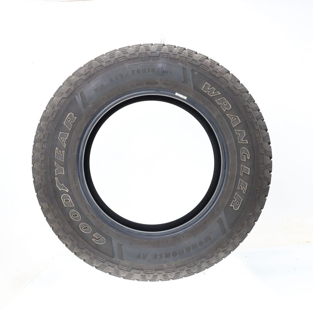Set of (2) Used 255/70R18 Goodyear Wrangler Workhorse AT 113T - 7-7.5/32 - Image 3