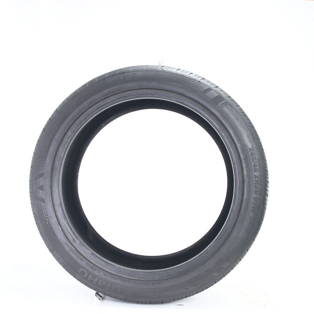 Set of (2) Used 245/45ZR20 Kumho Ecsta 4X II 99W - 10/32 - Image 3