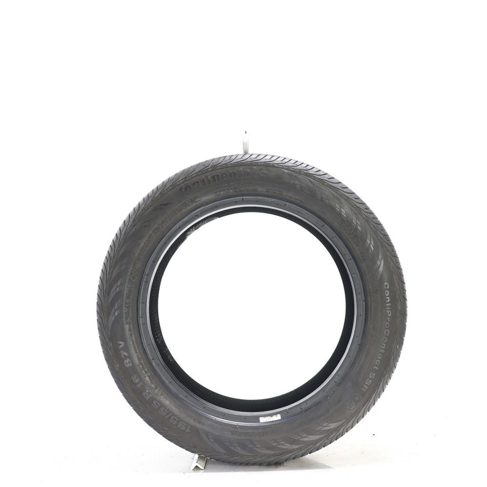 Set of (2) Used 195/55R16 Continental ContiProContact SSR 87V - 6/32 - Image 3