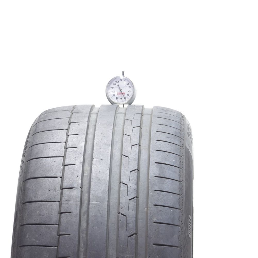 Set of (4) Used 255/40ZR21 Continental SportContact 6 102Y - 6-7.5/32 - Image 2