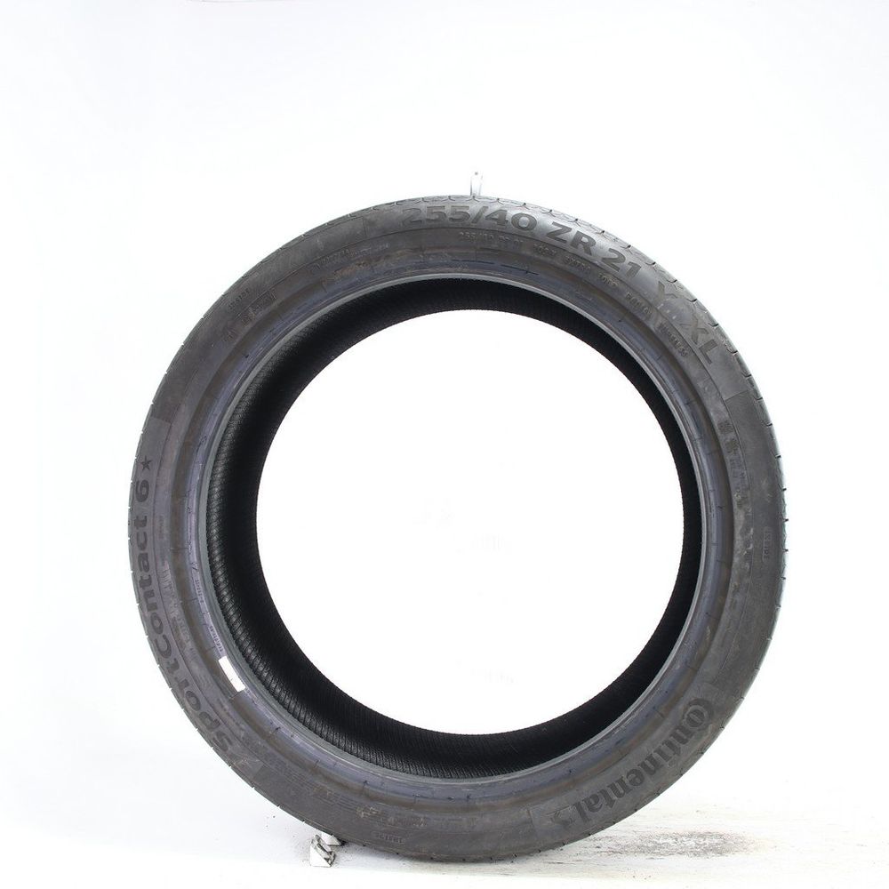 Set of (4) Used 255/40ZR21 Continental SportContact 6 102Y - 6-7.5/32 - Image 12