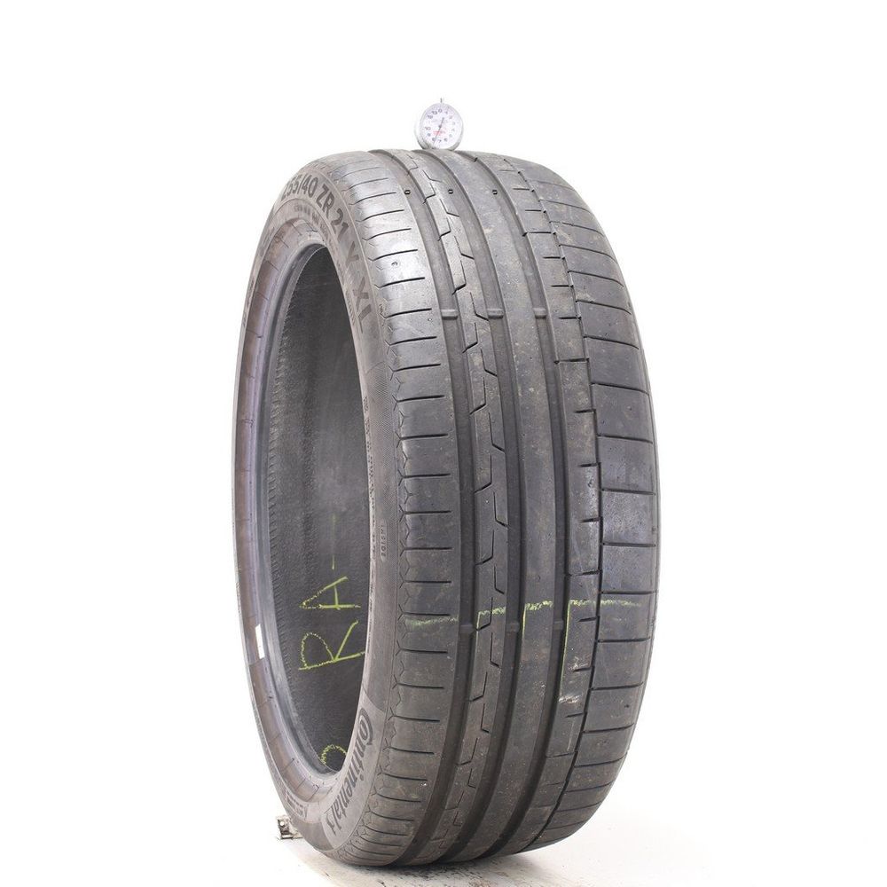 Set of (4) Used 255/40ZR21 Continental SportContact 6 102Y - 6-7.5/32 - Image 10