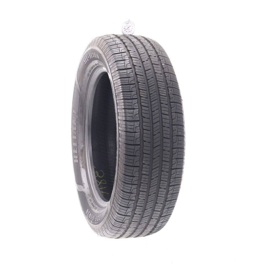 Set of (2) Used 225/60R18 Goodyear Reliant All-season 100V - 9/32 - Image 1