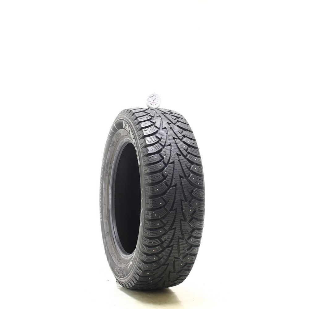 Used 195/60R15 Hankook Winter i*Pike (W409) Studded 88T - 8/32 - Image 1