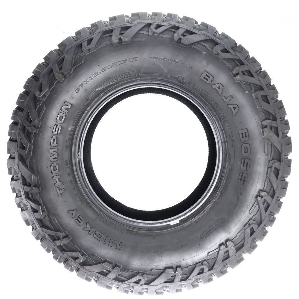 Set of (2) Used LT 37X12.5R17 Mickey Thompson Baja Boss A/T 124Q D - 8.5-9.5/32 - Image 3