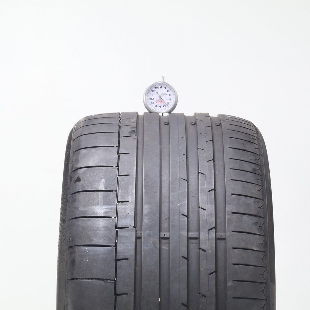 Set of (2) Used 285/35R22 Continental SportContact 6 TO ContiSilent 106Y - 5-5.5/32 - Image 2