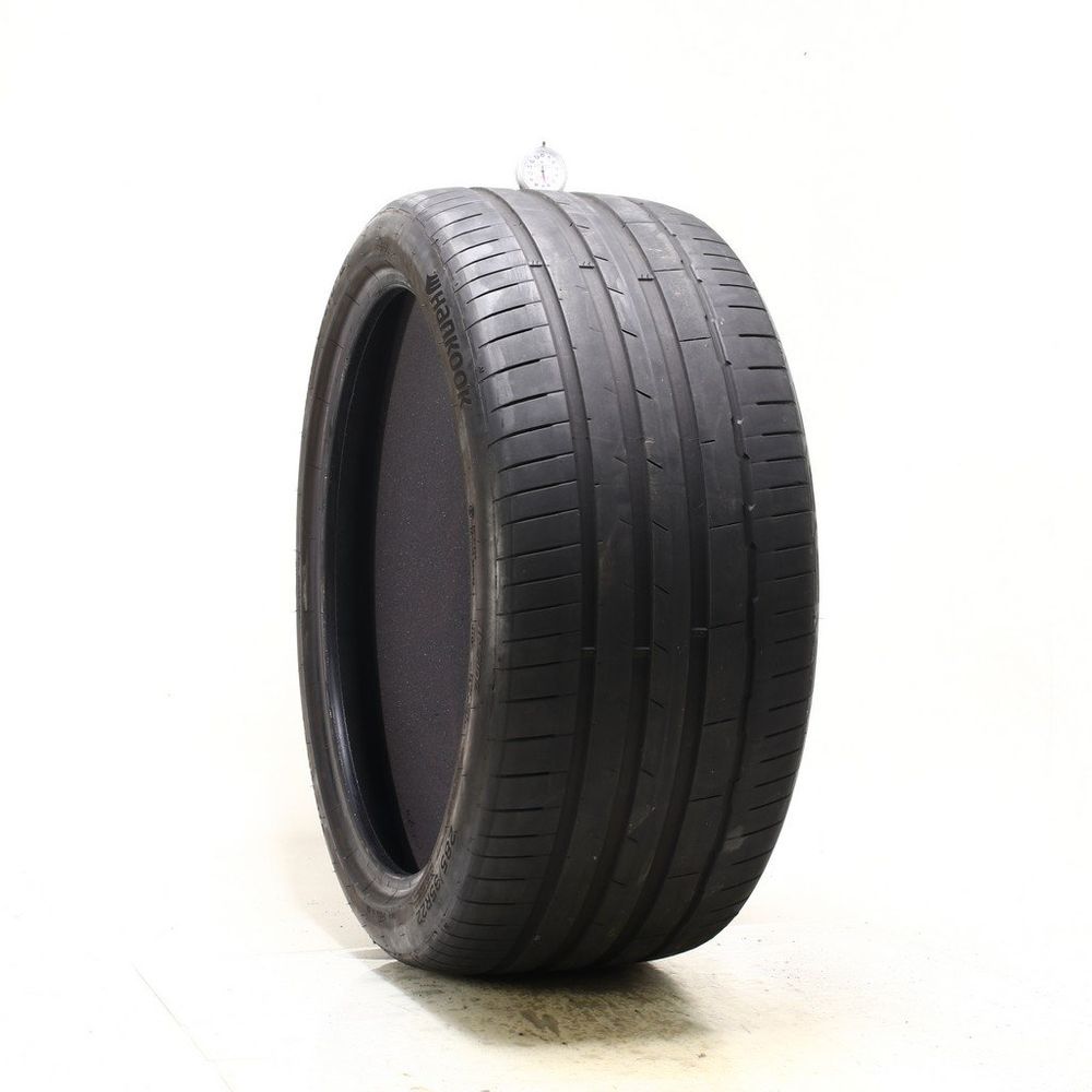 Set of (2) Used 285/35R22 Hankook Ventus S1 evo3 EV AO Sound Absorber 106H - 6.5-7/32 - Image 1