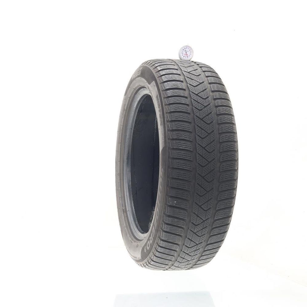 Set of (2) Used 225/55R18 Pirelli Winter Sottozero 3 98H - 6-7/32 - Image 1