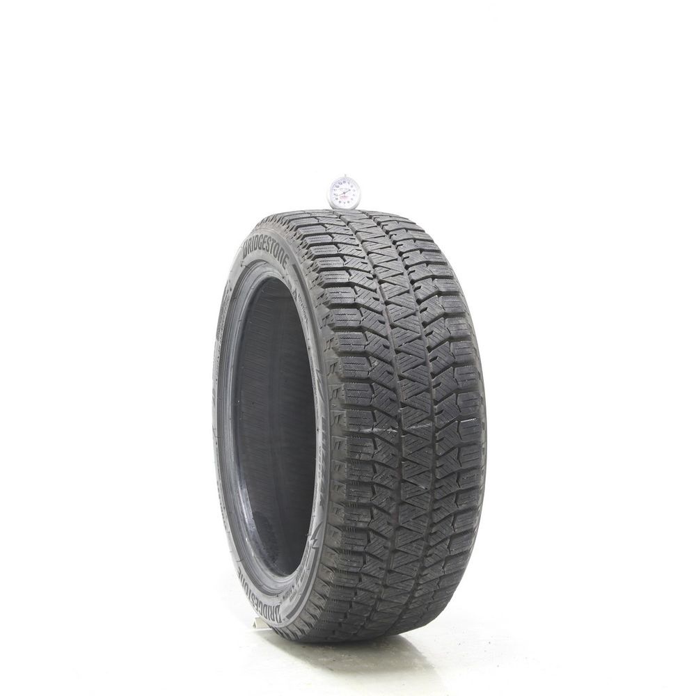 Set of (2) Used 205/50R17 Bridgestone Blizzak WS90 Studless 93H - 9.5-11/32 - Image 1