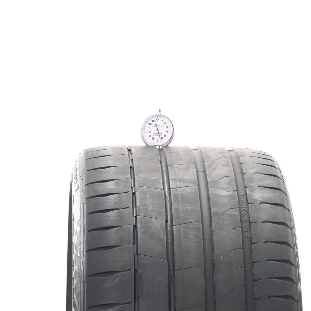 Set of (2) Used 285/30ZR22 Continental SportContact 7 AO ContiSilent 101Y - 6-6.5/32 - Image 2