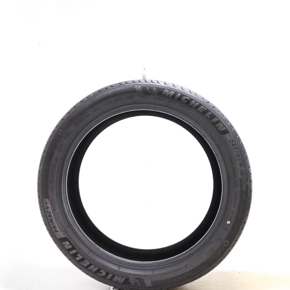 Set of (4) Used 245/45R19 Michelin Primacy 4 Acoustic POL 102V - 5.5-7/32 - Image 3