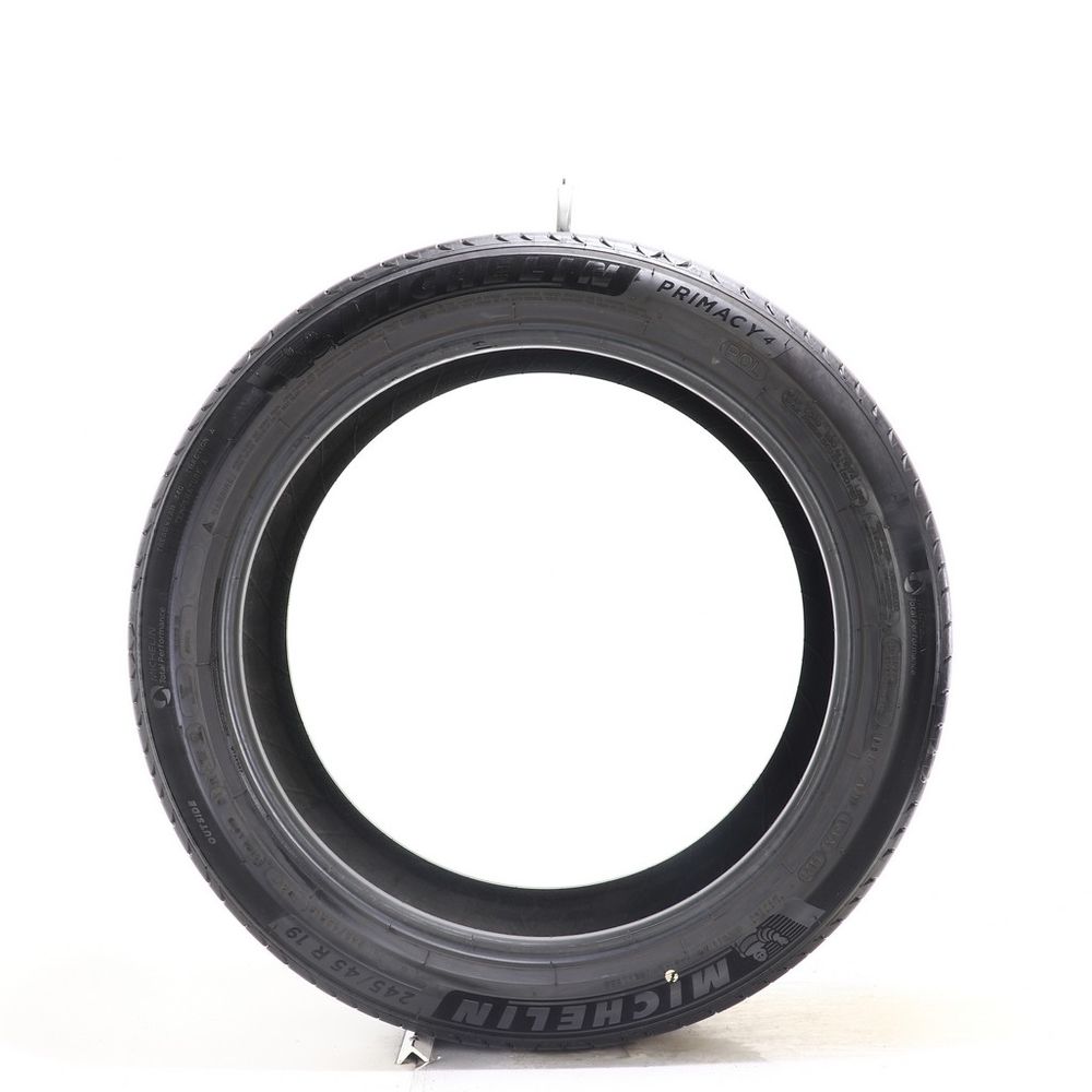 Set of (4) Used 245/45R19 Michelin Primacy 4 Acoustic POL 102V - 5.5-7/32 - Image 9