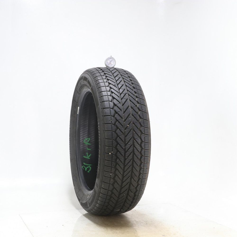 Set of (4) Used 215/55R18 Bridgestone WeatherPeak 95H - 8.5/32 - Image 1