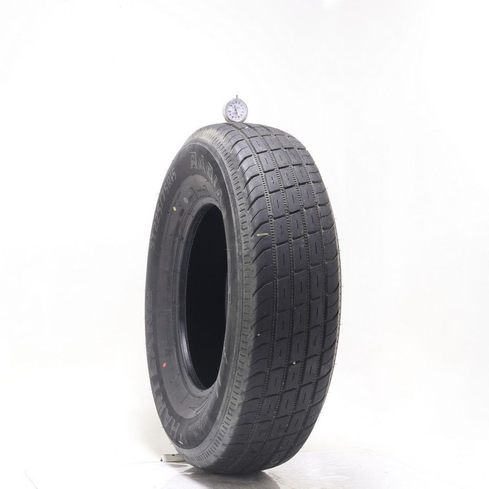 Set of (2) Used ST 225/75R15 Hartland Radial ST 117/112N E - 6/32 - Image 1