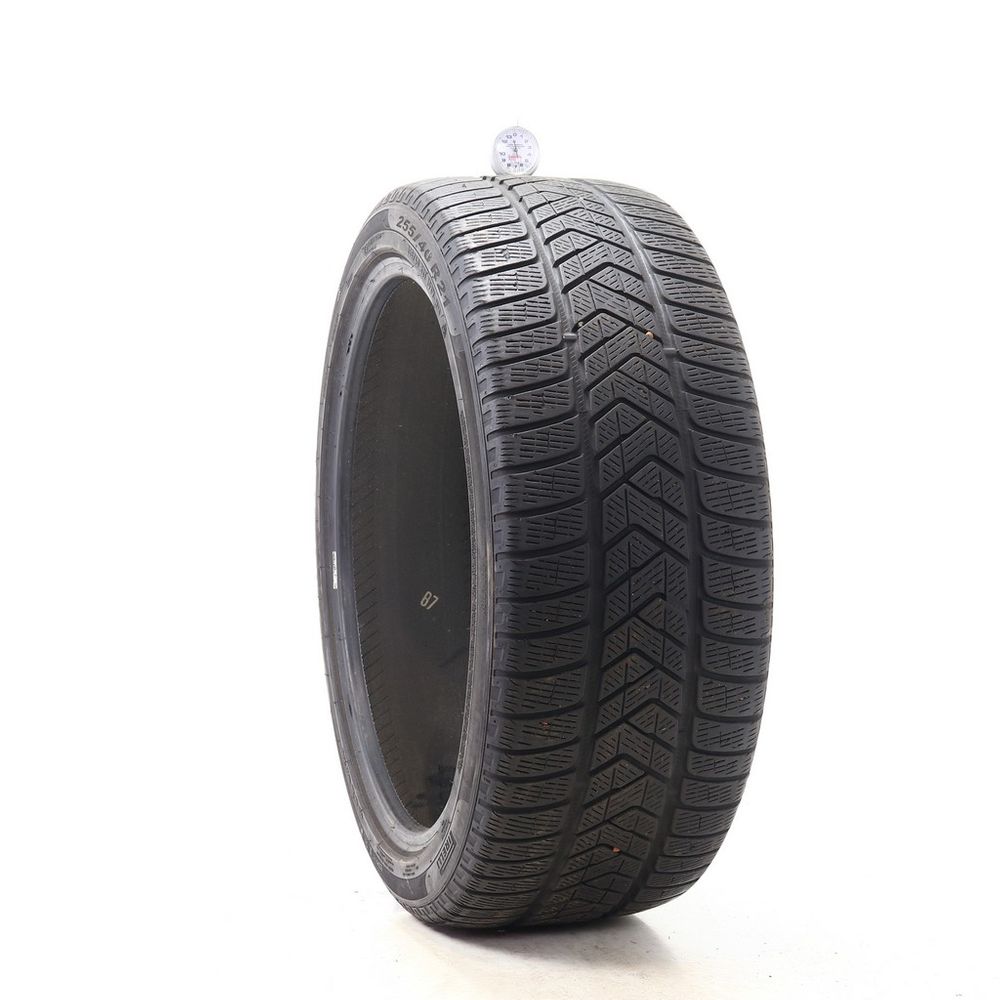 Set of (4) Used 255/40R21 Pirelli Scorpion Winter 102V - 6-7.5/32 - Image 4