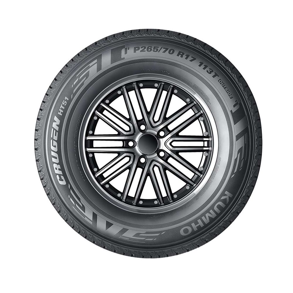 Set of (4) New 245/65R17 Kumho Crugen HT51 111T - Image 2
