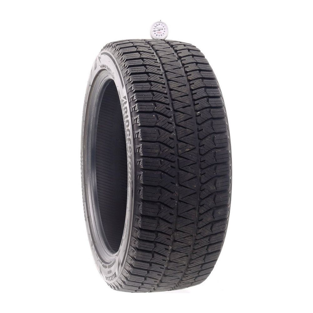 Set of (2) Used 245/45R18 Bridgestone Blizzak WS90 Studless 100H - 10/32 - Image 1
