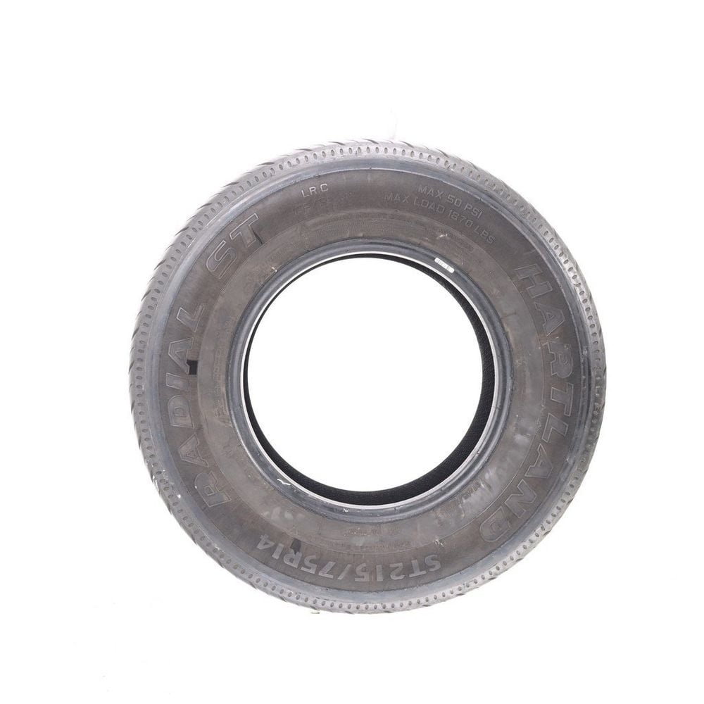 Set of (2) Used ST 215/75R14 Hartland Radial ST 102/98N C - 5.5-6/32 - Image 3