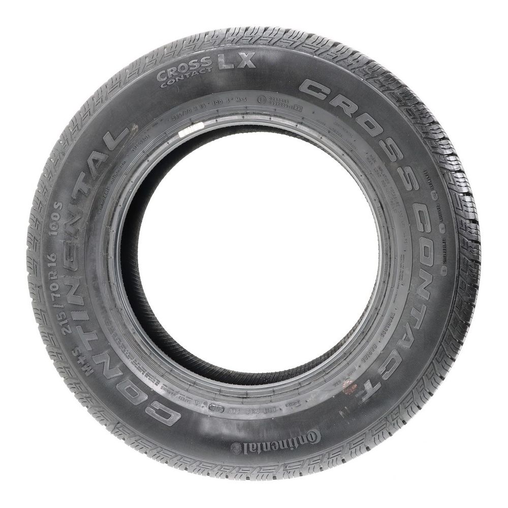 Set of (2) Used 215/70R16 Continental CrossContact LX 100S - 9.5/32 - Image 3