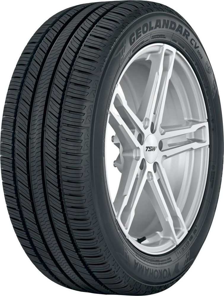 Set of (2) New 245/60R18 Yokohama Geolandar CV G058 105V - Image 1